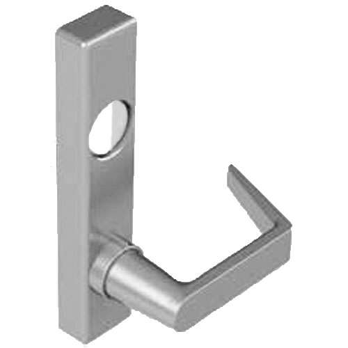 ZR08 Dorma exit device lever trim less mortise cylinder